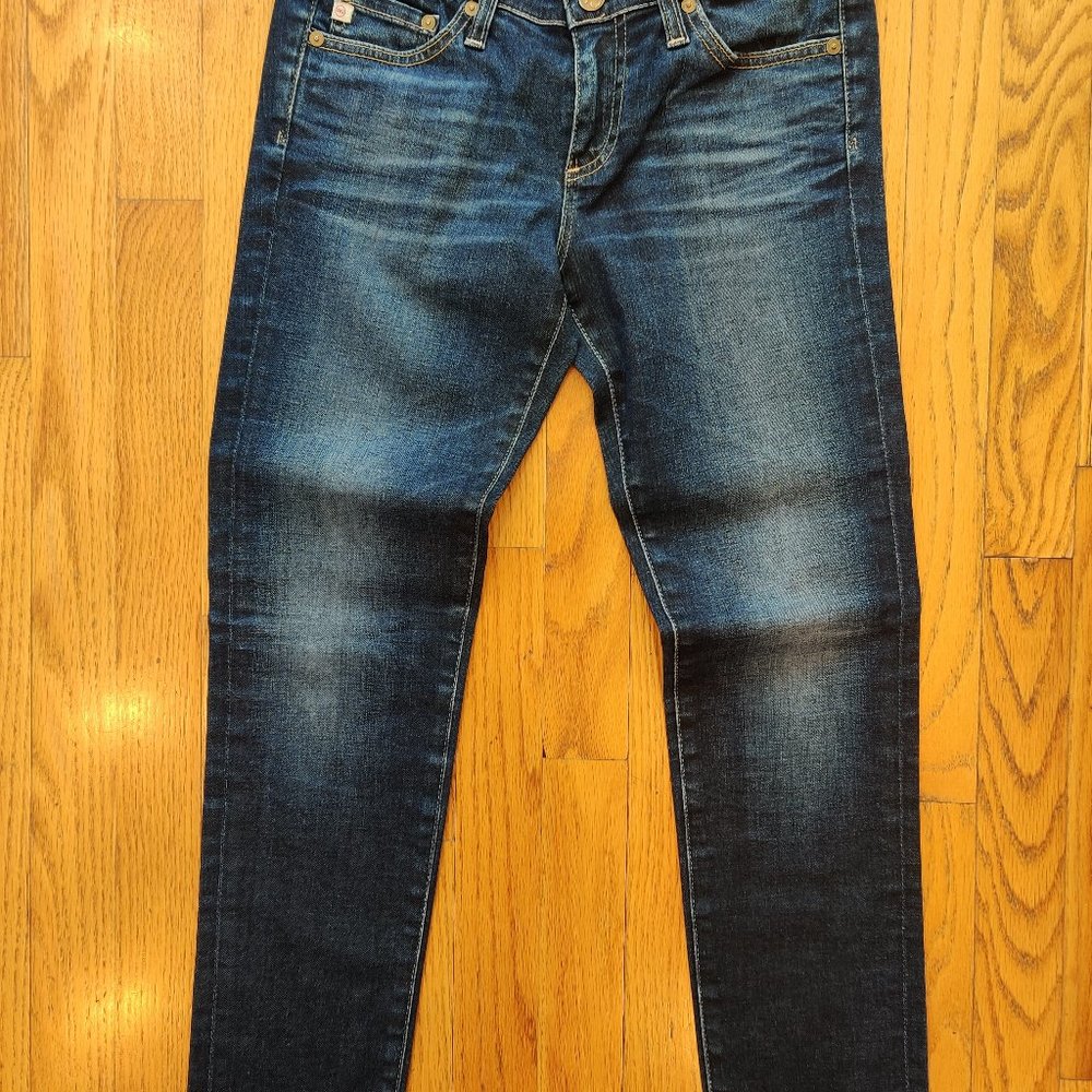 AG Adriano Goldschmied Cigarette Roll Up Jeans Size 27R